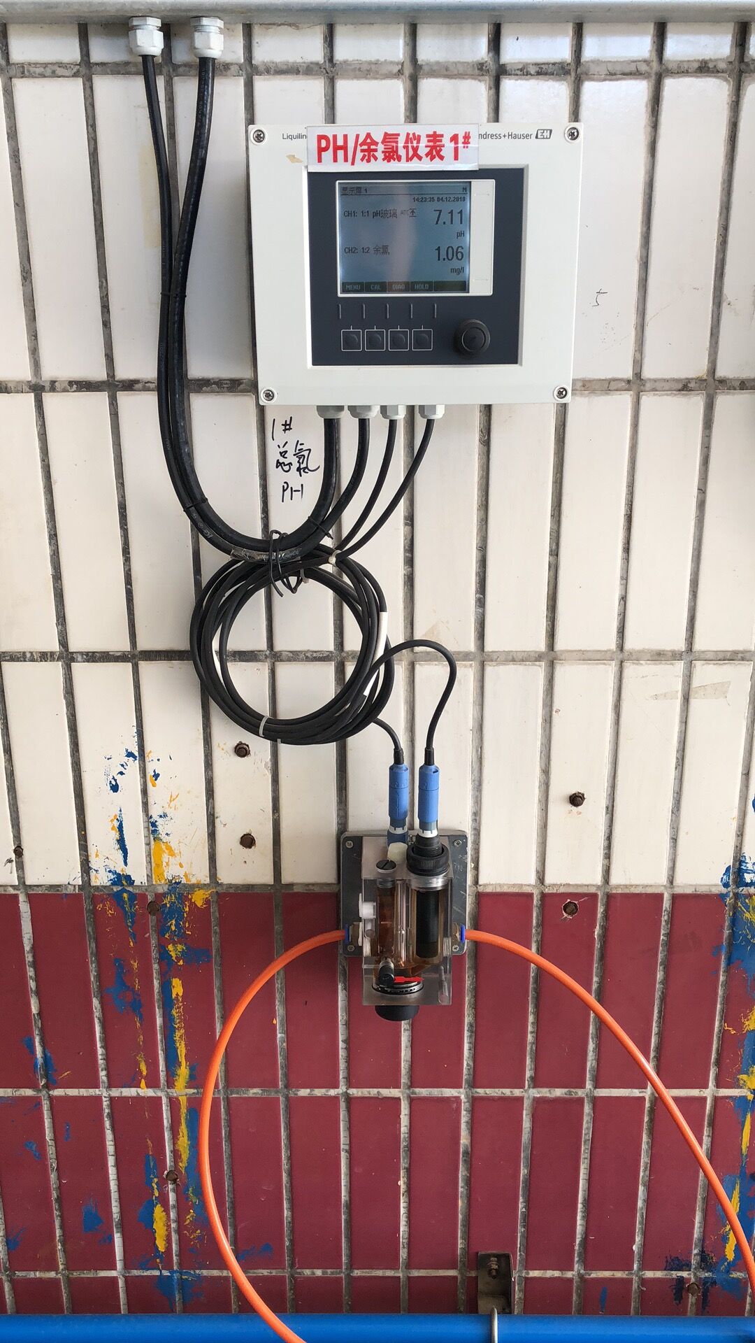 E+H余氯分析仪CM442安装图与选型指南