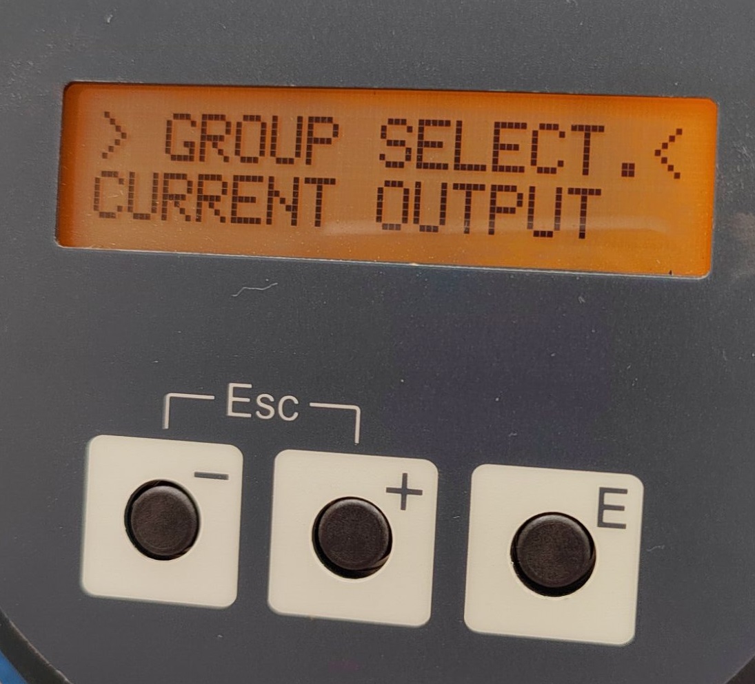 Current Output Configuration Interface