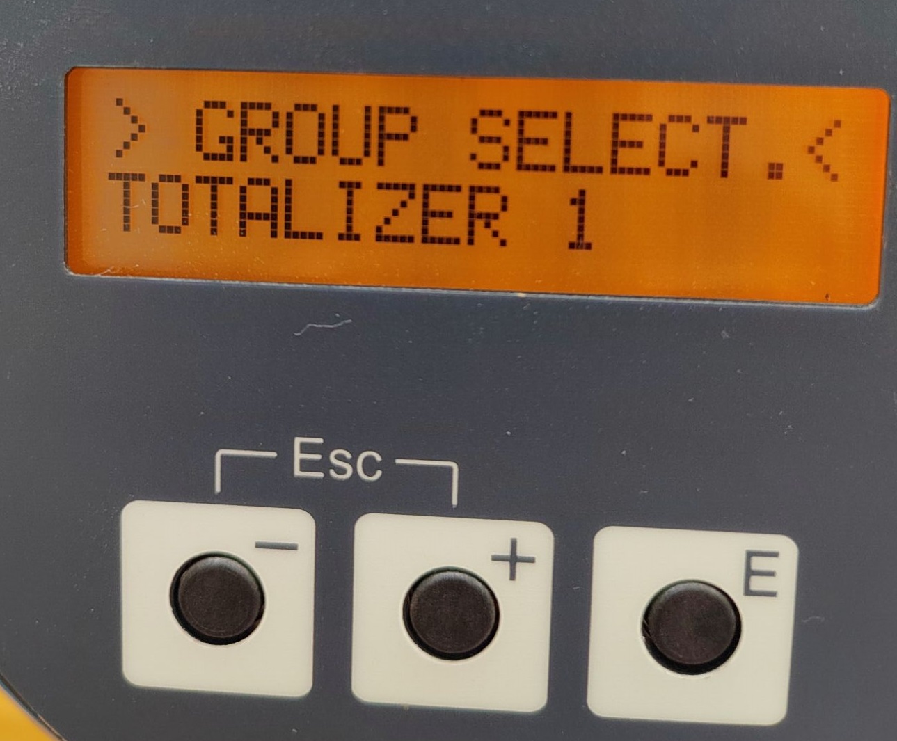 Totalizer Settings Interface