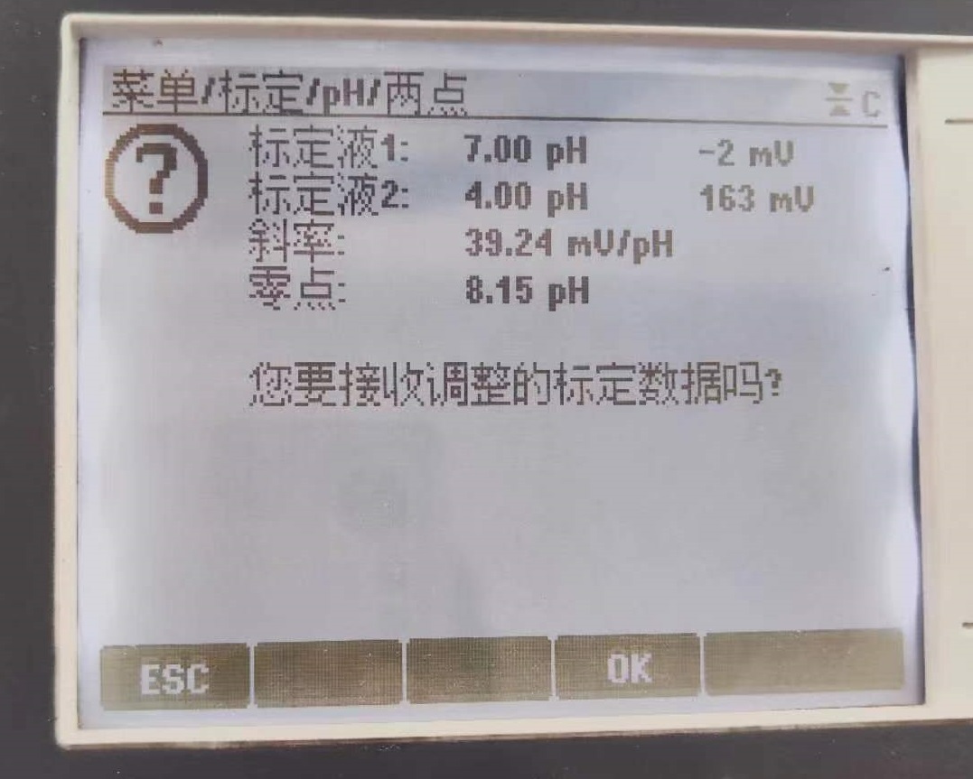 Guardar datos de calibración