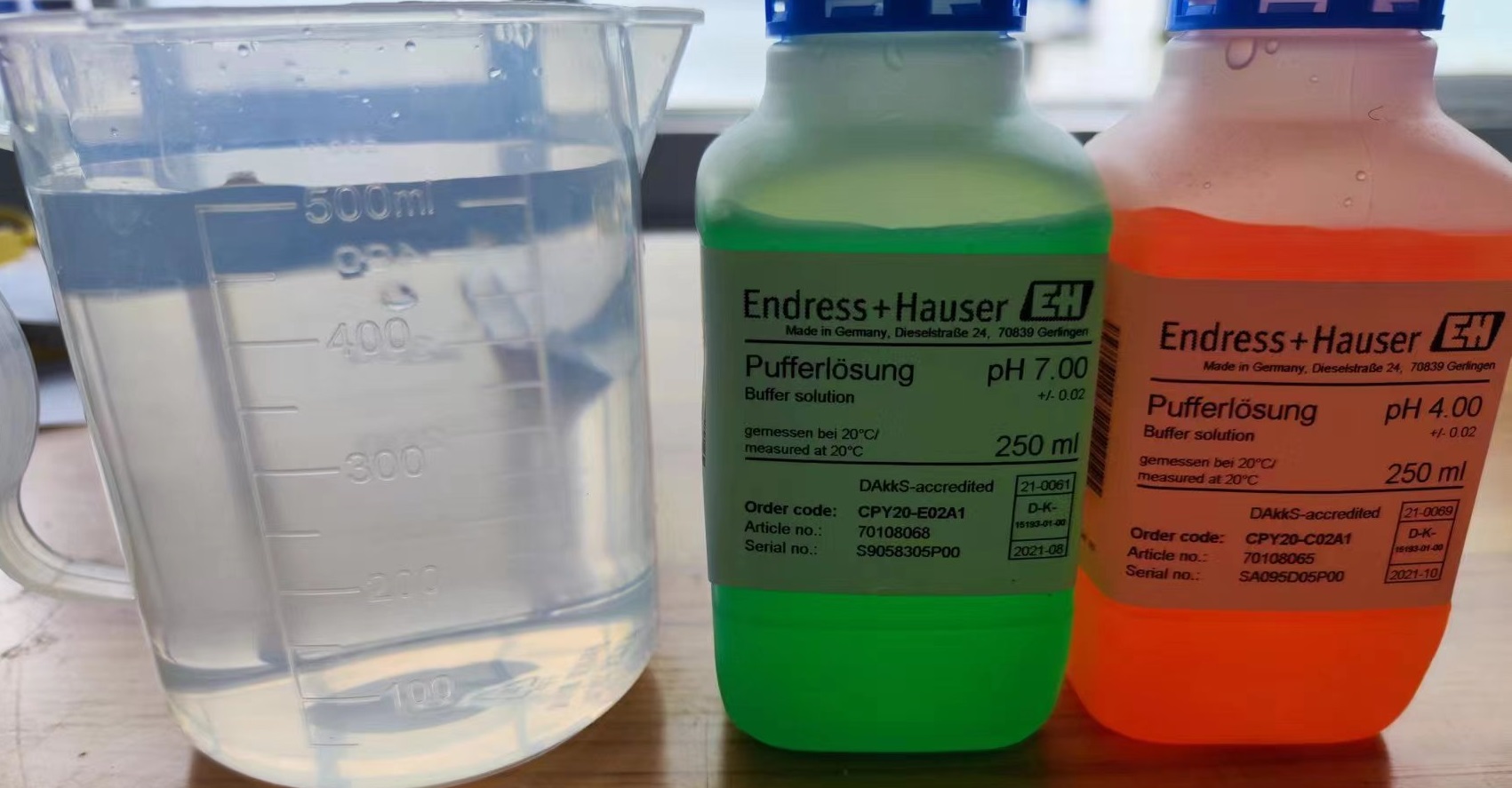 Preparación de soluciones para calibración de pH