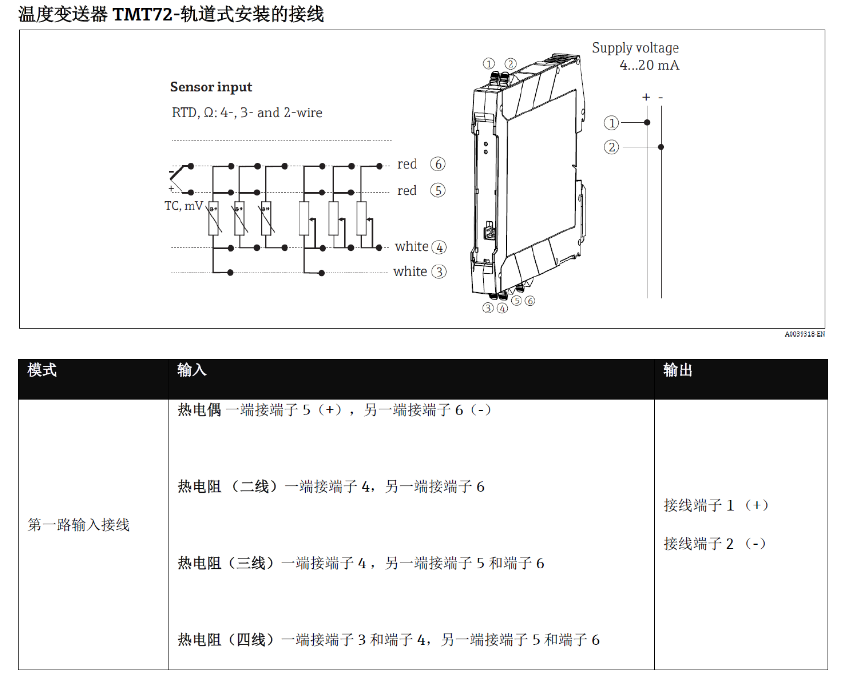 TMT72 Temperature Transmitter Wiring Diagram 2