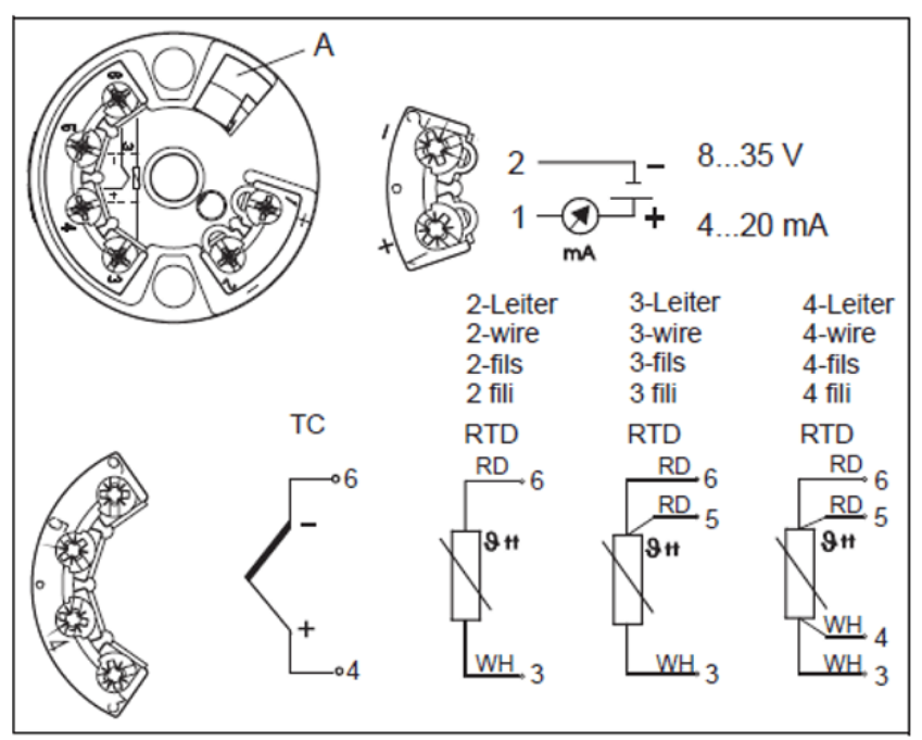TMT80 Temperature Transmitter Wiring Diagram