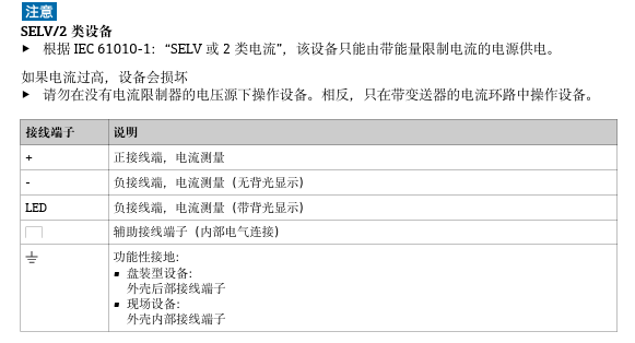 RIA15电源接线端子分配图