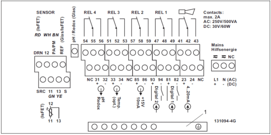 Analog sensor wiring diagram