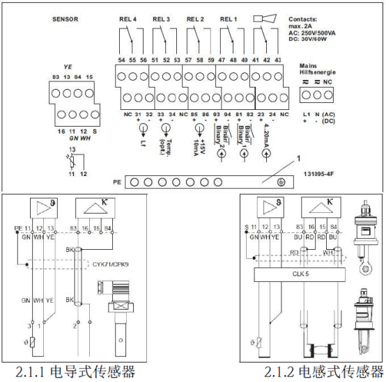 Analog sensor wiring diagram