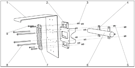 Horizontal Pole Mounting