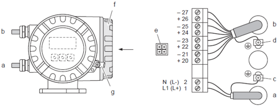 Aluminum Housing Transmitter Wiring