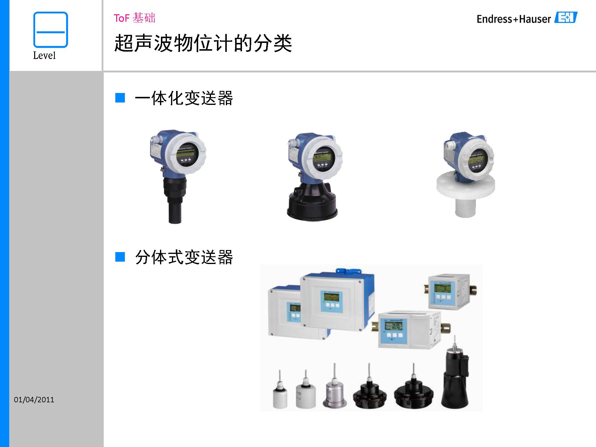 E+H超声波液位计技术