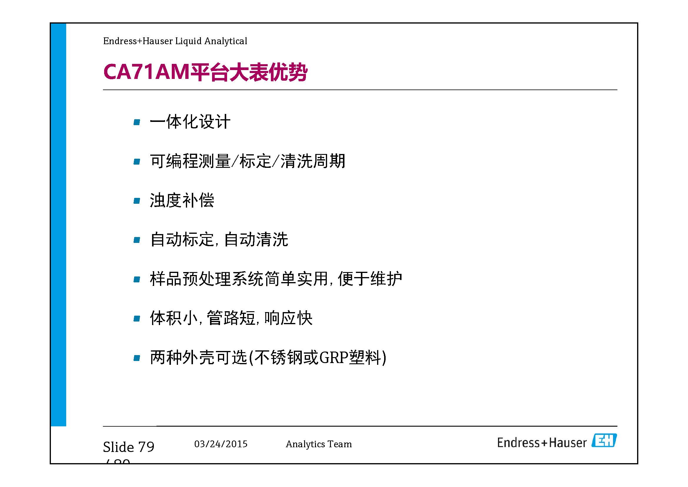 E+H Water Analysis